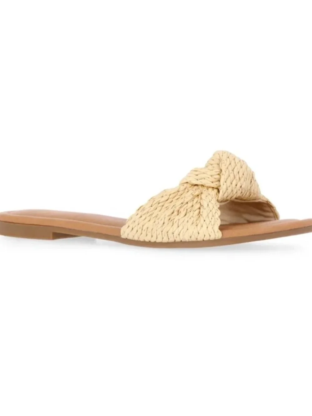 NWT Time and True Women's Knot Slide Sandals Size 9